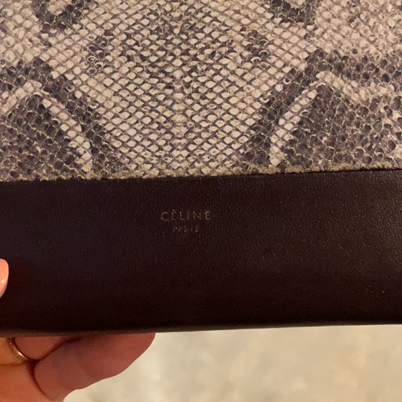 Celine long snakeskin wallet - Picture 7 of 8